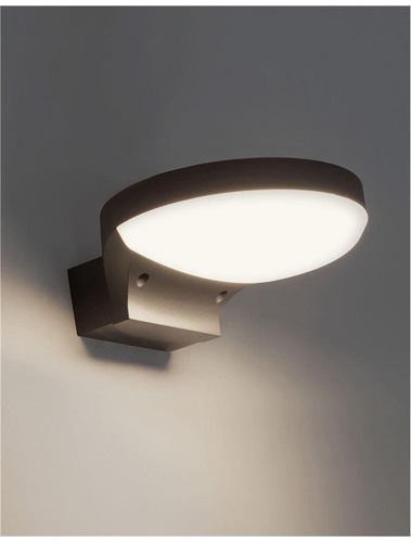 Nástěnná - NV 9936101 Venkovní nástěnné svítidlo ENZI tmavě šedý hliník akrylový difuzor LED 15W 3000K 100-240V 180st. IP54 - NOVA LUCE - foto 1