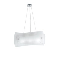 Dekorativní - FAN I-CONCEPT/S60 Závěsné svítidlo Concept, bílé, 4 x E27, 60 x 20 x 130 cm - FANEUROPE