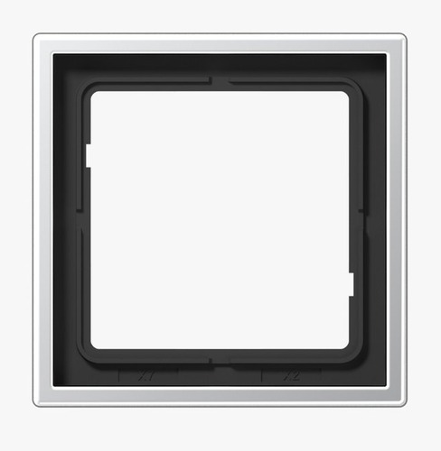 Vypínače a zásuvky - JU AL2981 AKCE - Rámeček jednoduchý hliník - JUNG - foto 1