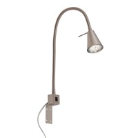 S ramenem - BRI 2080-012 Svítidlo nástěnné flexibilní 40,3 cm 1xGU10 5W 400lm matný nikl - BRILONER