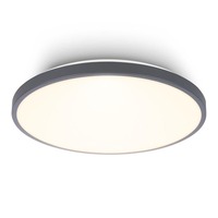 Kruhová - BRILO 3903015 Competo stropní svítidlo pr.33 cm - 22W, 2400lm, LED, teplá bílá, antracit - BRILO