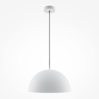 Polokoule - M MOD168PL-01W Závěsné svítidlo Basic 40W E27 bílá kov moderní - MAYTONI