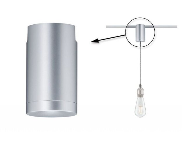 Lišty a příslušenství - P 95494 URail univerzální závěsný adaptér chrom matný - PAULMANN - foto 1