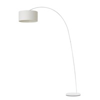 Stojací lampy - FARO 68462X VÝPRODEJ VZORKU - PAPUA bílá stojací lampa - FARO