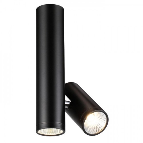 Bodová - RED R12499X VÝPRODEJ VZORKU - BOGARD TWIN stropní matná černá 230V LED 2x5W 40° 3000K - RED - DESIGN RENDL - foto 1