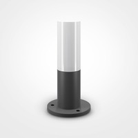 Sloupková - M O418FL-01GR Venkovní sloupkové svítidlo Willis E27 60W šedé kov IP54  - MAYTONI