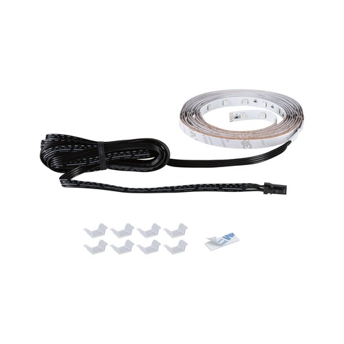 Dekorační - P 79576 LED Strip Akustický Panel prodloužení 2,4m RGB černá - PAULMANN - foto 1