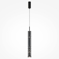 Válec - M MOD272PL-L12B3K Závěsné svítidlo Ordo 3000K 12W teplá bílá 1600lm černý kov  - MAYTONI