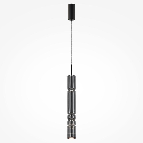 Válec - M MOD272PL-L12B3K Závěsné svítidlo Ordo 3000K 12W teplá bílá 1600lm černý kov  - MAYTONI - foto 1