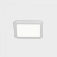 Koupelnová - KHL K51705.03.RF.WH-WH.OP.ST.8.40 DISC SLIM SQ zapuštěné svítidlo s rámečkem 225x225 mm bílá 24 W CRI >80 4000K Non-Dimm - KOHL-Lighting