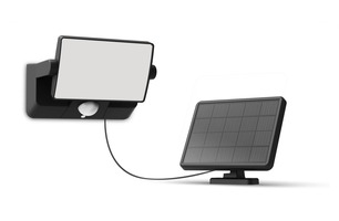 Nástěnná - PH 8721103105653 Fyns solární bezpečnostní nástěnné svítidlo 8,2W 3000K se senzorem černé - PHILIPS
