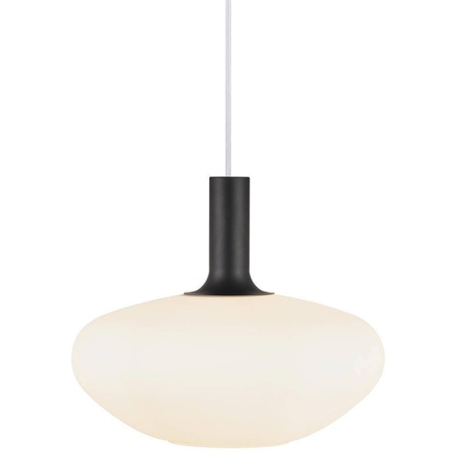Koule - NOR 48973001 Závěsné svítidlo Alton 35 60W E27 černá mosaz opál - NORDLUX - foto 1