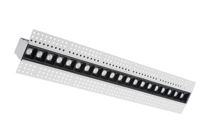 Bezrámečková - CEN MNC-204530 MINIMAL Recessed linear LED 20W 3000K 1600lm CRI95 45d INSTALACE MAGNET - CENTURY
