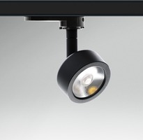 Svítidla - CEN RGMTNE-075840 Svítidlo pro 3fázovou lištu REGIA SHOP MINI ROUND černá LED 7W 4000K CRI90 UGR16 - CENTURY