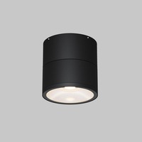 Přisazená - M O310CL-L5GF3K Stropní svítidlo Spin 3000K 5W teplá bílá 480lm černý kov IP54 - MAYTONI