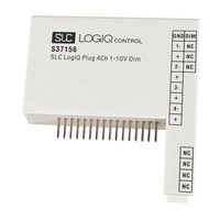 Ovladače pro vícebarevné LED pásky, RGB, RGBW - SLC S37156 SLC LogiQ Plugin 4CH 1-10V - TLG