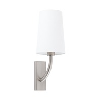 Dekorativní - FARO 29680-19 REM nástěnná lampa, nikl/bílá - FARO