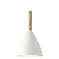 Kónická - NOR 43293001 Závěsné svítidlo Pure 20 1x40W E27 bílá - NORDLUX