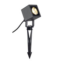 Zápichy - LA 231035 NAUTILUS čtvercový LED antracitová 230V/700mA COB LED 6.7W 55° IP65 3000K - BIG WHITE (SLV)