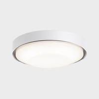 Přisazená - KHL K60010.01.SR.WH-WH.OP.ST.8.30 Stropní svítidlo BESEL Ø250mm bílé 20W 3000K IP65 - Kohl Lighting