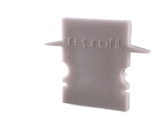 Krytky pro Al profily - IMPR 979061 Koncovka H-ET-02-10 šedá 25 mm 2 ks - LIGHT IMPRESSIONS