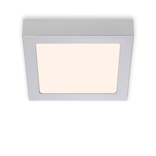 Hranatá - BRI 7123014 LED stropní svítidlo, 17 cm, 12 W, matný chrom (starý kód: BRI 7123-014) - BRILONER - foto 1