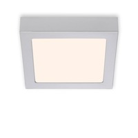 Hranatá - BRI 7123014 LED stropní svítidlo, 17 cm, 12 W, matný chrom (starý kód: BRI 7123-014) - BRILONER
