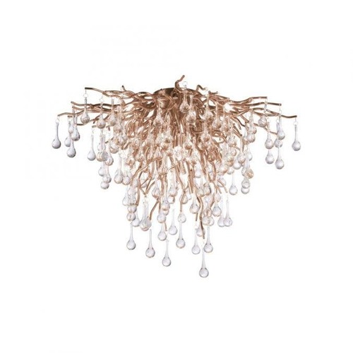 Dekorativní - PN 8091-11 Stropní svítidlo ICICLE 9x G9 40W 50cm starožitná mosaz - PAUL NEUHAUS - foto 1