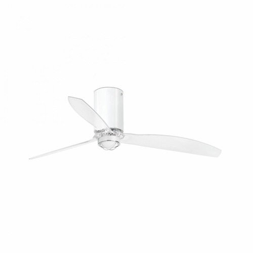 Ventilátory - FARO 32038-9 MINI TUBE FAN M LED, bílá/transparentní, stropní LED ventilátor s DC motorem - FARO - foto 1
