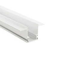 Al profily k zapuštění - IMPR 970832 Deko-Light profil - Combo montážní fasádní profil s křídly, 3mm, 3m bílá