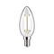 E14 - P 29196 Eco-Line Filament 230V LED svíčka E14 98mm 2,5W 4000K čirá - PAULMANN
