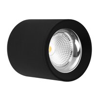 Downlight - CEN RNDNE-1511040 Stropní SVÍTIDLO LED RONDO ČERNÉ 110x123mm 15W/230VAC 4000K 1350Lm 45d IP20  - CENTURY