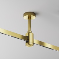Lištové Magnetic Maytoni Flarity - M TRA156C-S1-BS Stropní upevnění krátké 78 mm mosaz hliník pro magnetickou lištu 24 V Flarity - MAYTONI