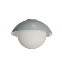 Kruhová - OS LUK60016 LUKIDA 3 stropní/nástěnné skleněné svítidlo šedá / bílá IP65 3000 K 27W LED - OSMONT