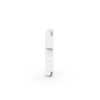 Difuzory a koncovky - Pár koncovek profilu P15-1 bílé