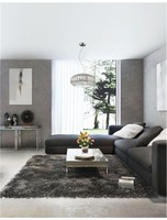 Kruhová - NV 8501652 Závěsné svítidlo VALENCE čirý křišťál a bílé sklo chromovaný hliník G9 6x42W IP20 bez žárovky - NOVA LUCE