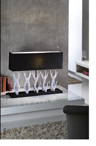 Stolní lampy dekorační - OR LA 4-1143/1 Stolní lampa 1x60W E27 dřevo, rozměr 80x20cm, výška 61cm - ORION - foto 1