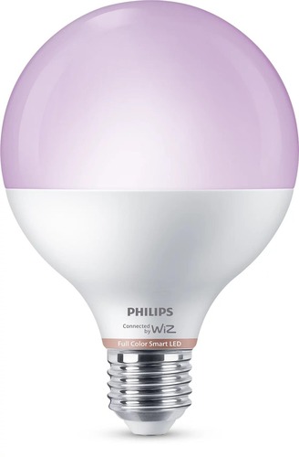 E27 - PH 8720169170919 WiZ Smart LED Kulová žárovka 11 W (ekv. 75 W) 1055lm 2200-6500K RGB G95 E27 - PHILIPS - foto 1