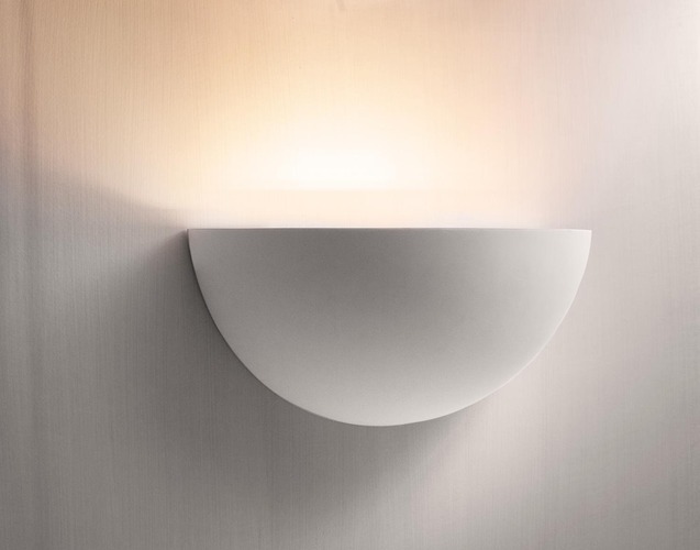 Sádrová - CEN JESSY-AP280 JESSY nástěnné sádrové svítidlo 280x140x140mm bílá - CENTURY - foto 1