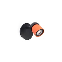 Bodová - FARO 40663 COCO nástěnná lampa, černá/terakota, 1L - FARO