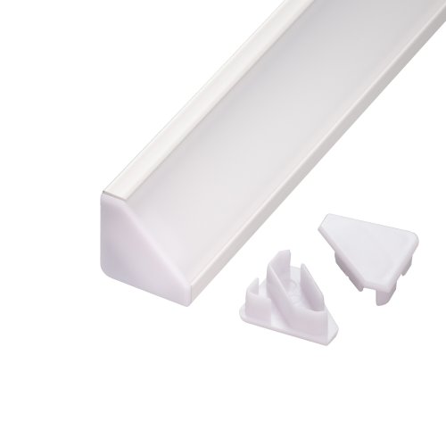 Difuzory a koncovky - Koncovka profilu R6W bílá - foto 1