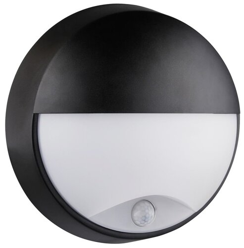 Nástěnná - CEN OSTONPS-1421540 LED SVÍTIDLO OASI TONDA ČERNÉ NAPŮL ZAKRYTÉ SENSOR 14W 4000K 1055Lm 120d IP54 - CENTURY - foto 1