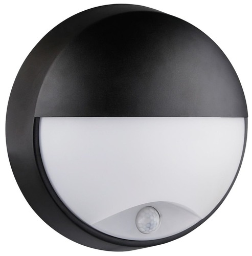 Nástěnná - CEN OSTONPS-1421540 LED SVÍTIDLO OASI TONDA ČERNÉ NAPŮL ZAKRYTÉ SENSOR 14W 4000K 1055Lm 120d IP54 - CENTURY - foto 1