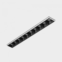 Hranatá - KHL K51300.03.TR.WH-BK.45.ST.9.27 NSES bezrámečkové zapuštěné svítidlo 270x35 mm bílá-černá 20 W CRI 90 2700K Non-Dimm - KOHL-Lighting