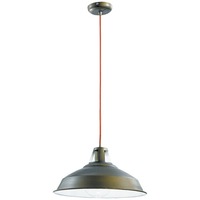 Dekorativní - FAN I-BOGOTA/S1 Závěsné svítidlo Bogota, zelené/rámové+černé, 1 x E27, 39 x 120 cm - FANEUROPE