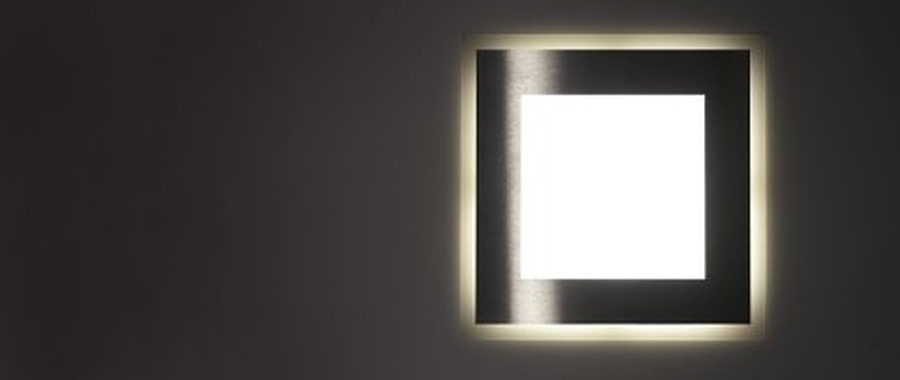 Hranatá - LUX 13034.00 Vestavné svítidlo Aura Quadra 34 nerez 25W 2250lm 220V - LUXLIGHTING - foto 1