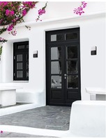 Nástěnná - NV 9522102 Venkovní nástěnné svítidlo DROPLET černý hliník a akryl LED 6W 3000K 100-240V 64st. IP65 - NOVA LUCE