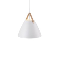 Kónická - NOR 84343001 Závěsné svítidlo Strap 36 1x40W E27 bílá - NORDLUX