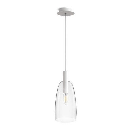 Dekorativní - RED R13658X VÝPRODEJ VZORKU - BELLINI L E14 závěsná bílá čiré sklo 230V E14 15W - RED - DESIGN RENDL - foto 1