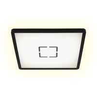 Hranatá - BRI 3390-015 Slim svítidlo LED panel, 29,3 cm, 2400 lm, 18 W, černá - BRILONER